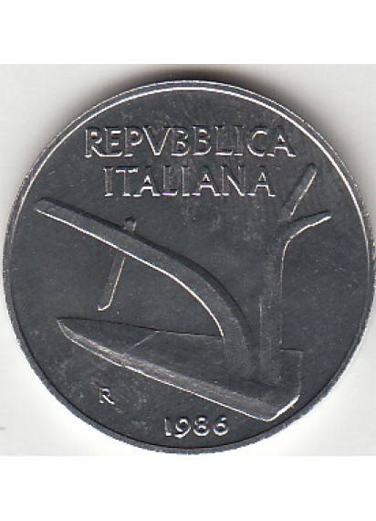 1986 Lire 10 Spiga Fior di Conio Italia